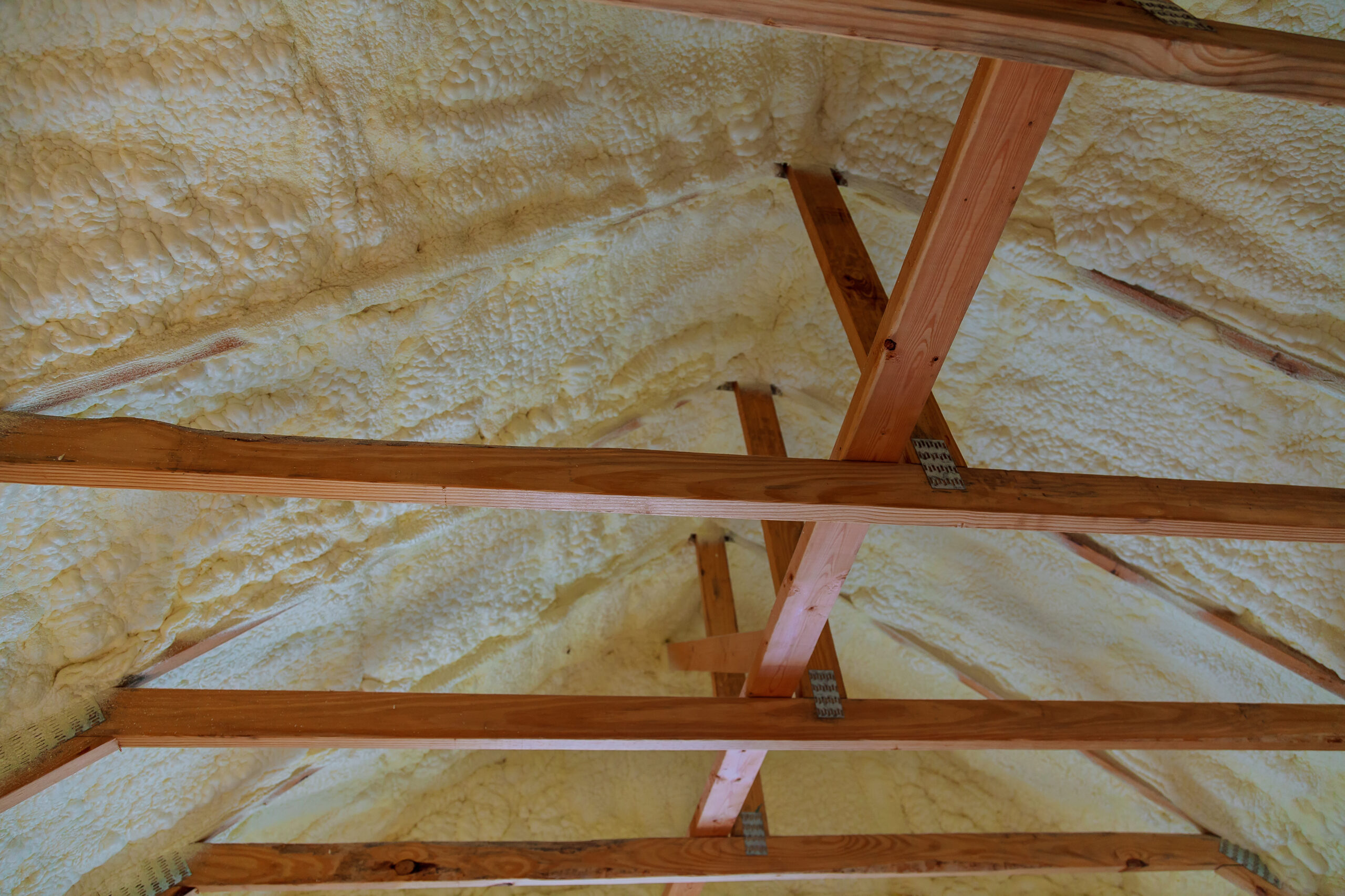 Insulation,Insulation,Of,A,New,Building,With,Foam,Wall,Of Triangle Radiant Barrier | Fiberglass Insulation in Raleigh: When It Becomes a Smart Home Upgrade