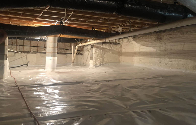 Crawl Space Encapsulation Option #2