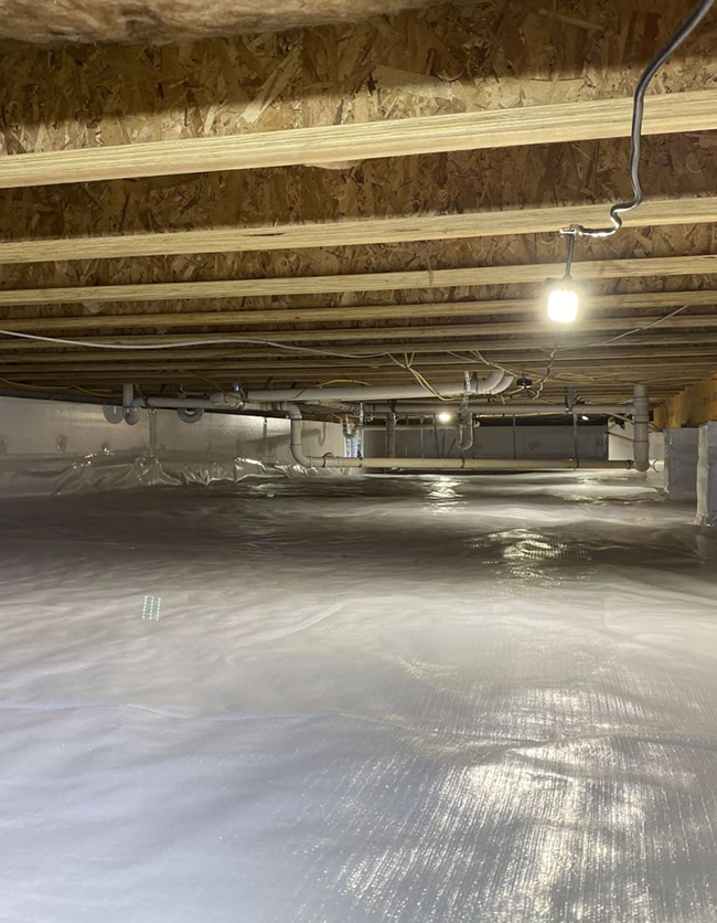 Crawl Space Encapsulation Option #3